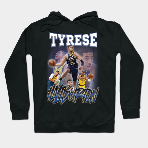 Tyrese Haliburton Pacers Hoodie by dsuss